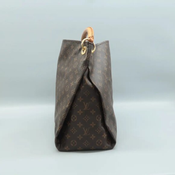 100% Authentic Louis Vuitton Artsy GM Brown Monogram Canvas Shoulder Bag - Picture 4 of 12